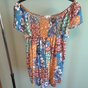 White Birch Off the Shoulder Top-Size XL